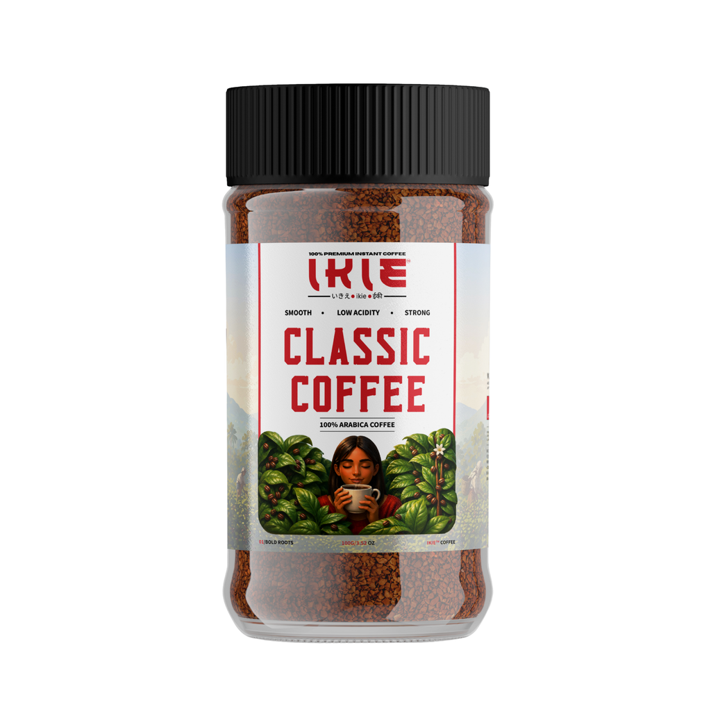 IKIE Classic Instant Coffee Powder | 100% Arabica Freeze-Dried | No Chicory | Rich Aroma & Bold Taste | Pure Black Coffee | 100g