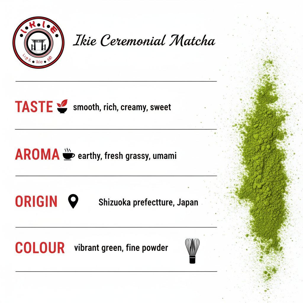 Ikie Ceremonial Japanese Matcha Green Tea | Finest Grade | 30g