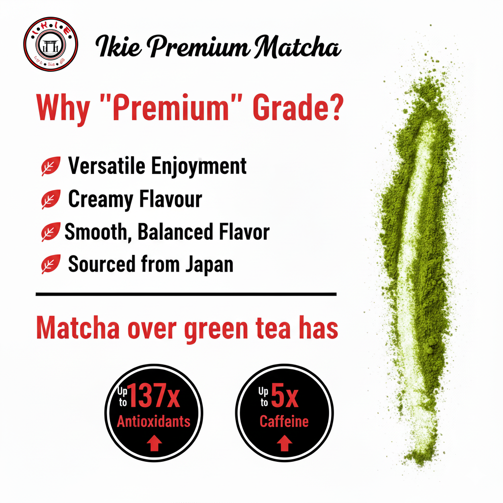 Ikie Premium Japanese Matcha Green Tea| Superior Grade | 50g