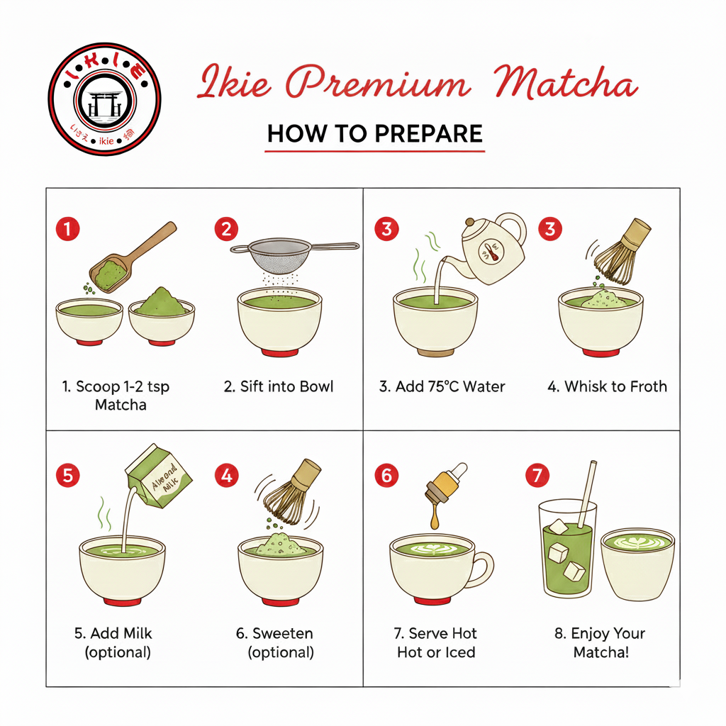 Ikie Premium Japanese Matcha Green Tea| Superior Grade | 50g