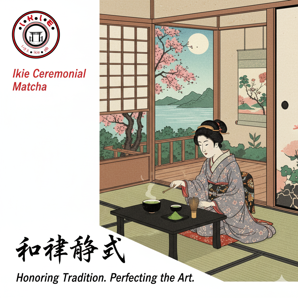 Ikie Ceremonial Japanese Matcha Green Tea | Finest Grade | 30g