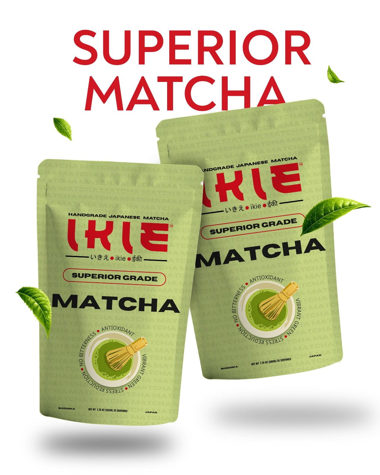 Ikie Superior Grade Japanese Matcha Green Tea| Superior Grade | 50g